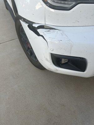 Front bumper before