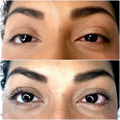 Before & After: Lash Lift