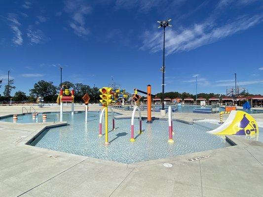 The water main water park.