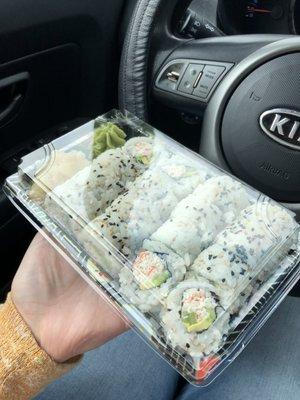 Two California rolls