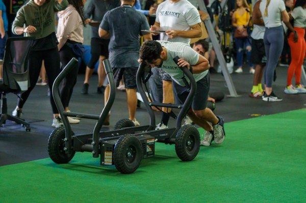 Deka Strong Event: 100m Sled Push and Pull