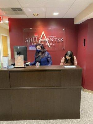 Beautiful front desk area