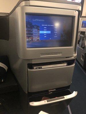 Your own TV in business class