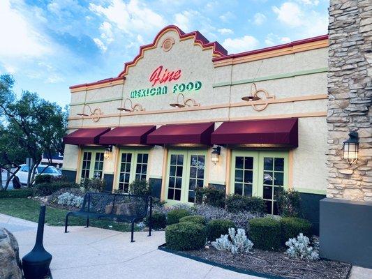 Side view of the restaurant