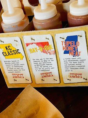 The Sauces!! Tupelo Honey is THEE BEST imo shh