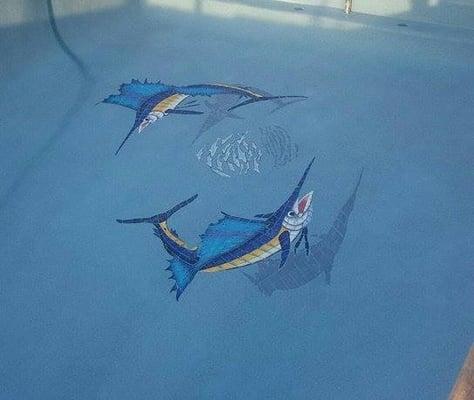 Custom Pool Mosaics