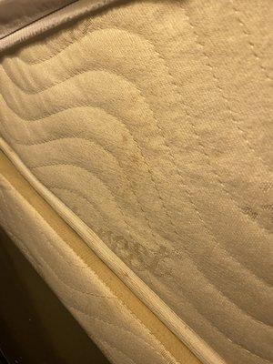 Stains on bed