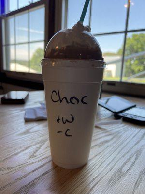 Chocolate shake