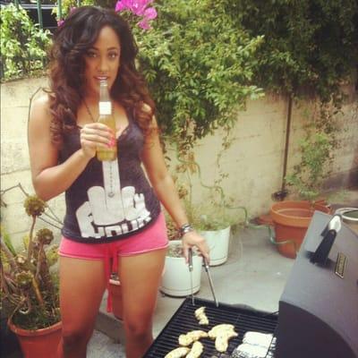 My favorite Bad Girl @realmissnatalinunn grilling memorial day 2012