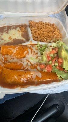 Platillo de Enchiladas