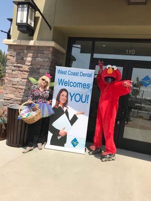 Elmo took a break from Sesame Street to Visit us and brought a friend!