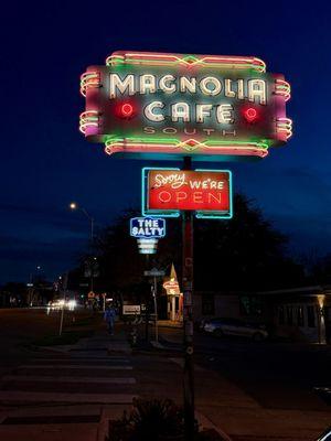 sign by night