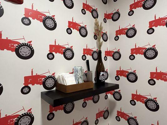 Feminine products and tractors