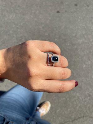 Black diamond ring