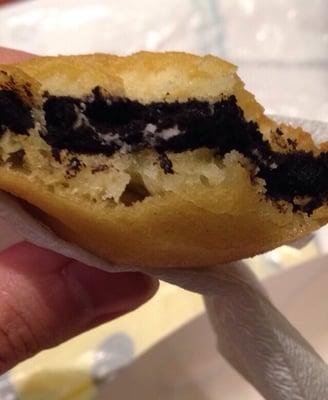 Fried Oreo!! Melty fried goodness!!