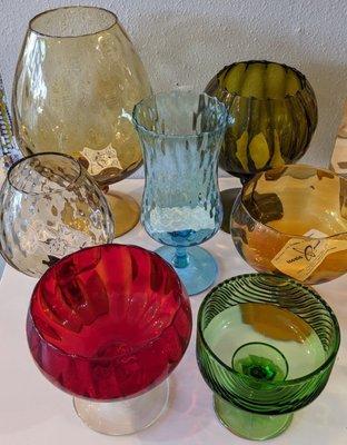 Make your home more colorful with our ever changing assortment of glassware.