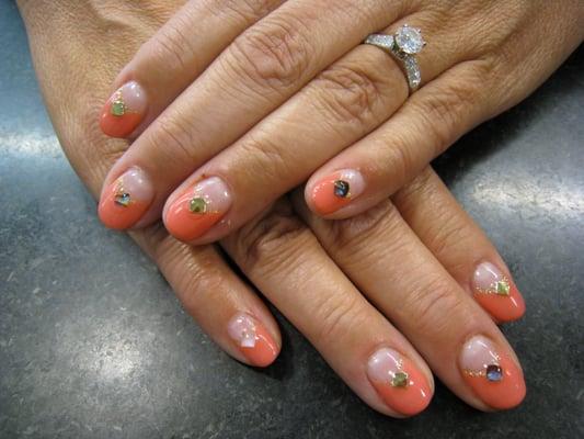 Gel Nail Art by a Japanese manicurist