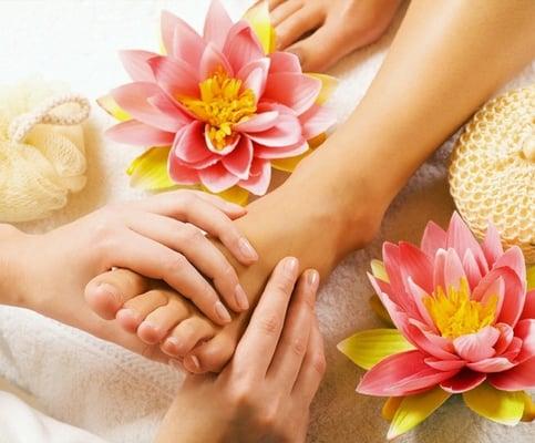 come and pamper yourself with our deluxe pedicures and offer drink and wine