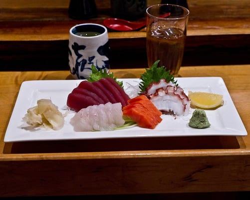 Sashimi by the piece.