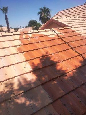 Successful H2O test of Tile Roof Repair!!!