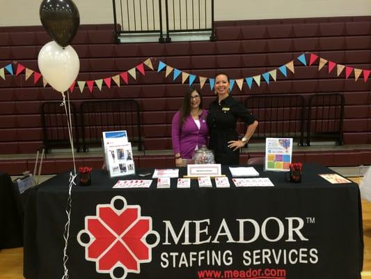 Staffing Consultants Trish and Denise at a job fair event