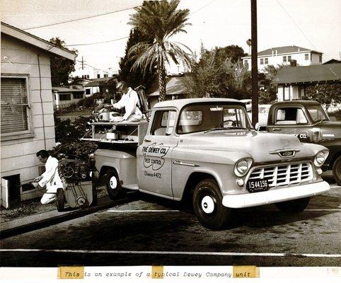 Dewey truck from the 1950's