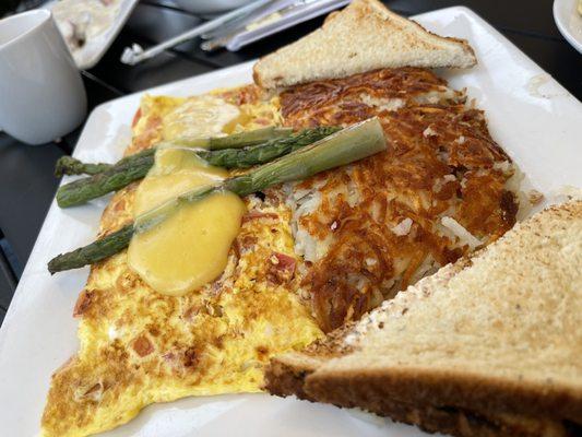 Crab & Tomatoes Omelette