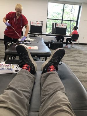 Red Cross blood drive today