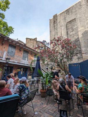 outdoor courtyard