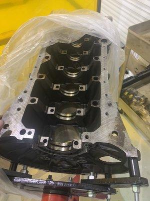 Surface engine block