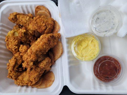 Gluten free buttermilk fried chicken!