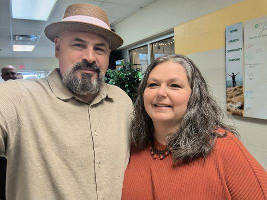 Pastor Jeremiah and his wife Carolyn  Byrd