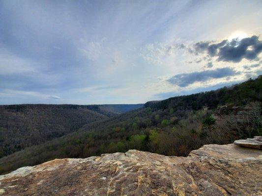 Big Creek Gulf, view from Stone Door Overlook, Savage Gulf State Natural Area, South Cumberland Recreation Area, Grundy County, Tennessee 2