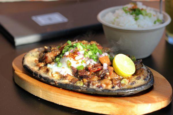 Pork Belly Sisig Rice ($13)