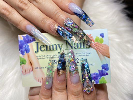 Fancy long nails