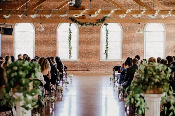 Grand ballroom used as my wedding venue for ceremony and reception. Photo By: Samantha Margaret Photography