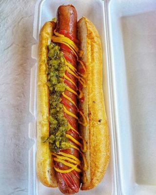 Foot Long Hot dogs