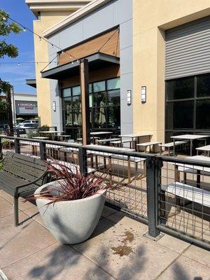 Outdoor seating