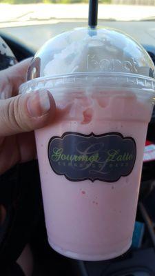 Pink pina colada shake....YUM!!