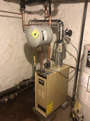 New 70'000 btu Weil McClain Boiler