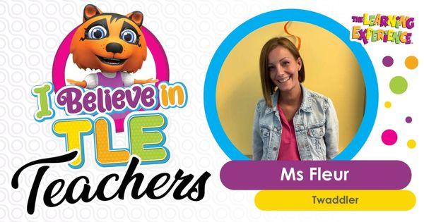 Happy 2nd anniversary to Ms. Fleur.  Thanks for all you do to help our little ones #LearnPlayGrow! #TLELevittown #HappyHappensHere