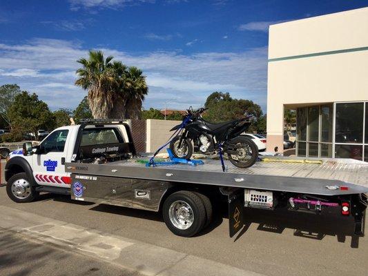 We offer roadside assistance and motorcycle towing and transport throughout San Luis Obispo County.