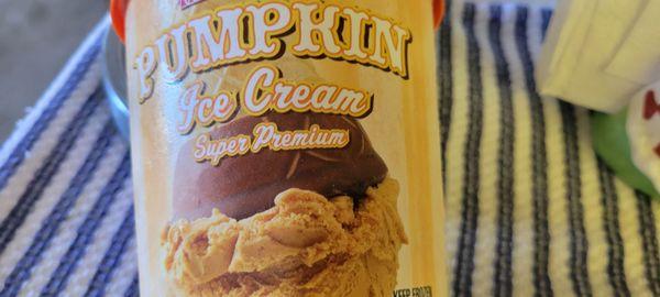 The BEST Pumpkin ice cream ever!