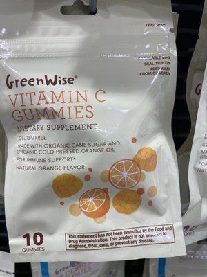 Vitamin C gummies.