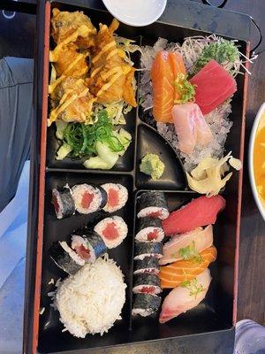 Sushi and Sashimi Bento Box Lunch