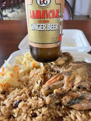 Jerk chicken lunch special