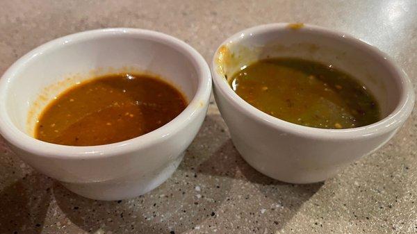 Tomatillo salsas... MUST GET !!