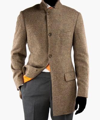 Bespoke Holland & Sherry Tweed Coat