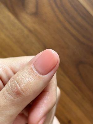 Perfect around the cuticles by Katherine