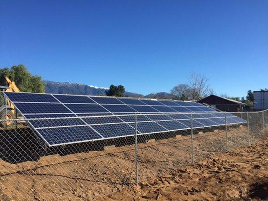 Ground mount solar system for the optimum harvest